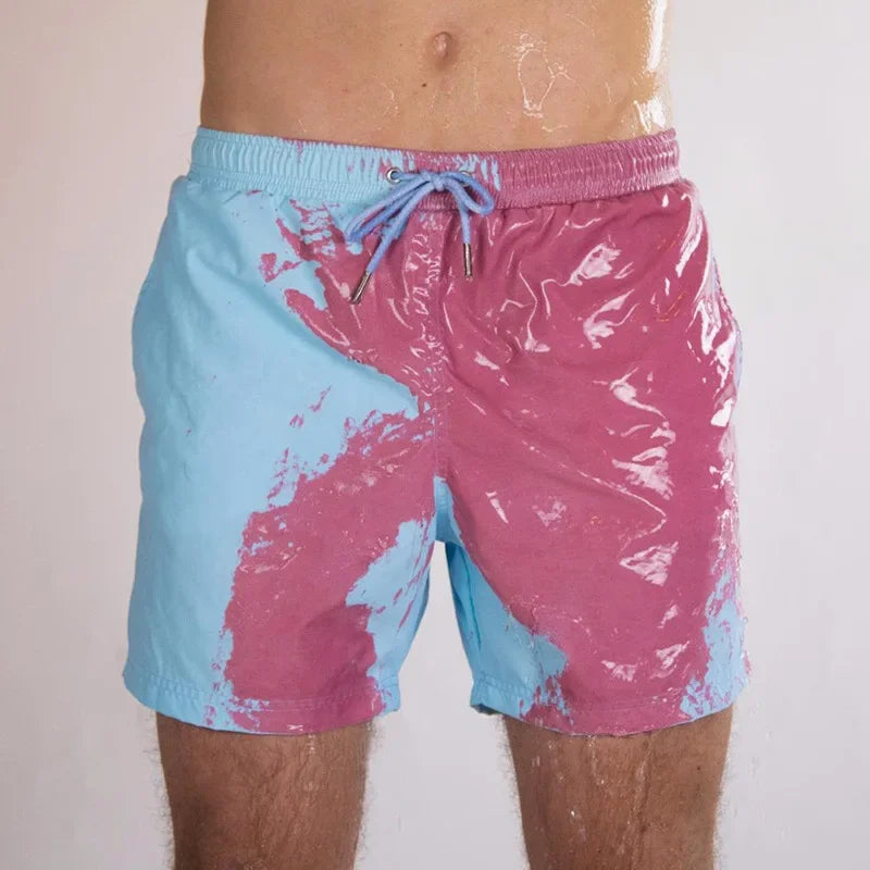 Chroma Swim Shorts – Men’s Color-Changing Beach Trunks