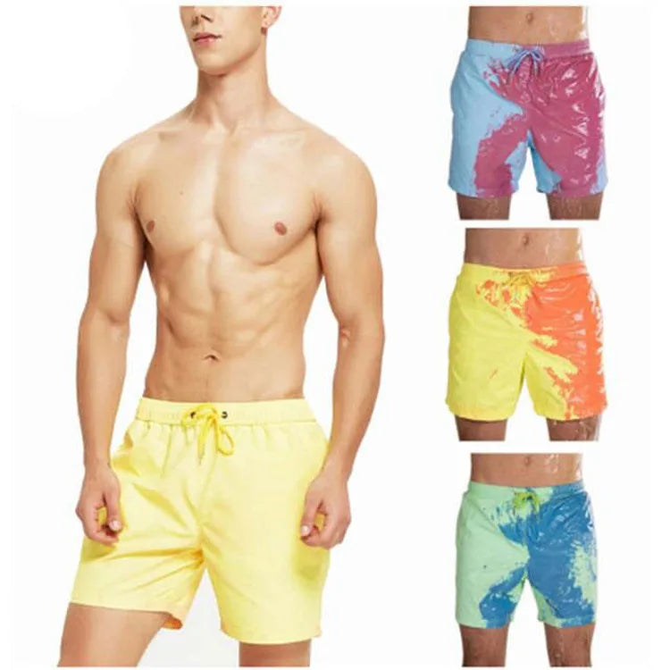 Chroma Swim Shorts – Men’s Color-Changing Beach Trunks